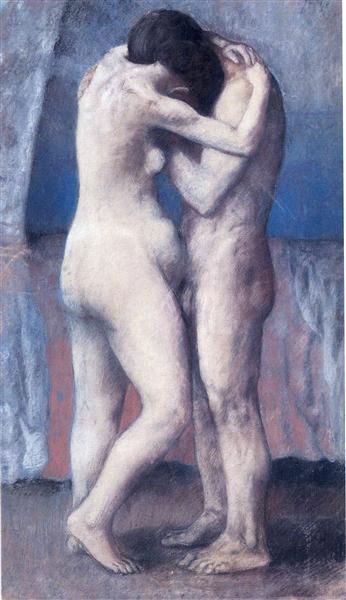 Pablo Picasso Classical Oil Paintings The Embrace Female Nude - Click Image to Close